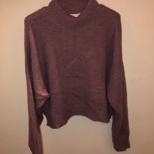 New with Tags! Sweater Light Purple Lavender Crop Turtleneck XXL Aeropostale